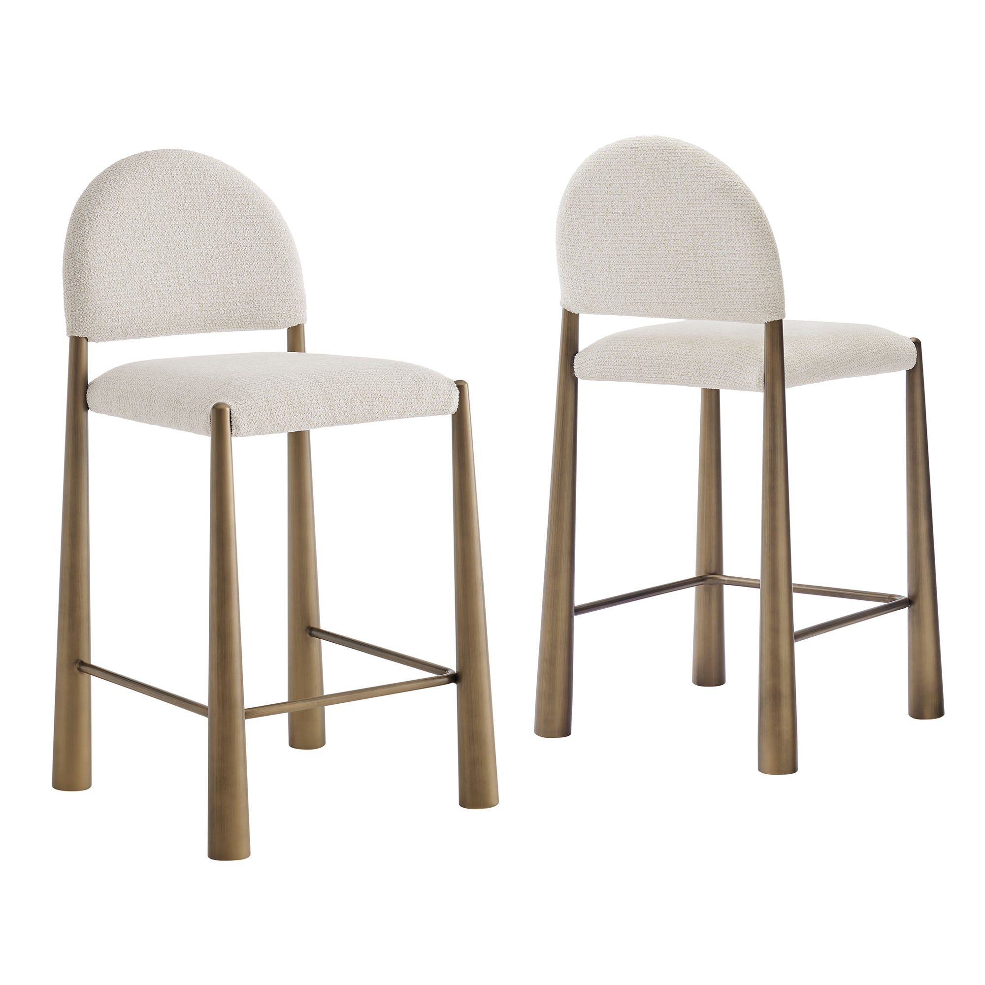 Modway EEI-7801 Hayley Upholstered Fabric Counter Stools Set of 2