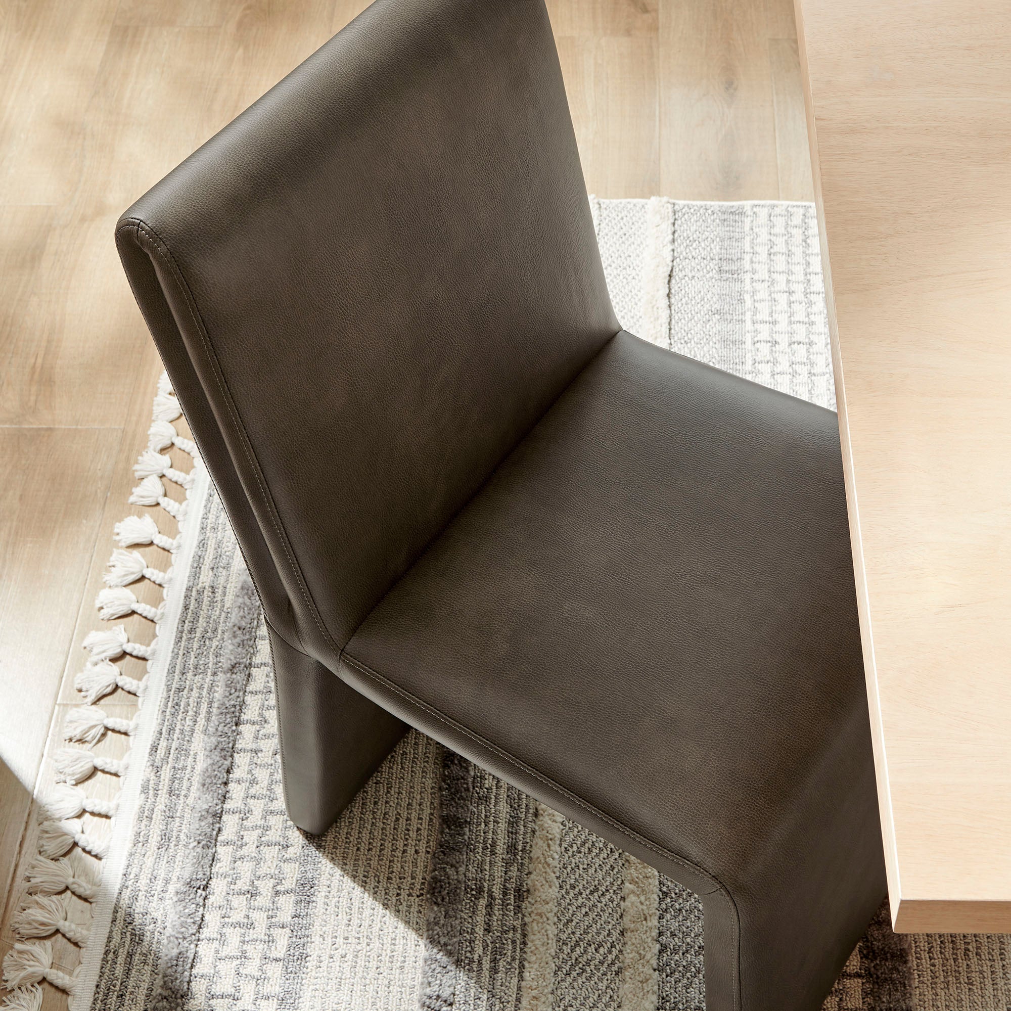 Modway EEI-7827 Emory Vegan Leather Dining Side Chair Set of 2