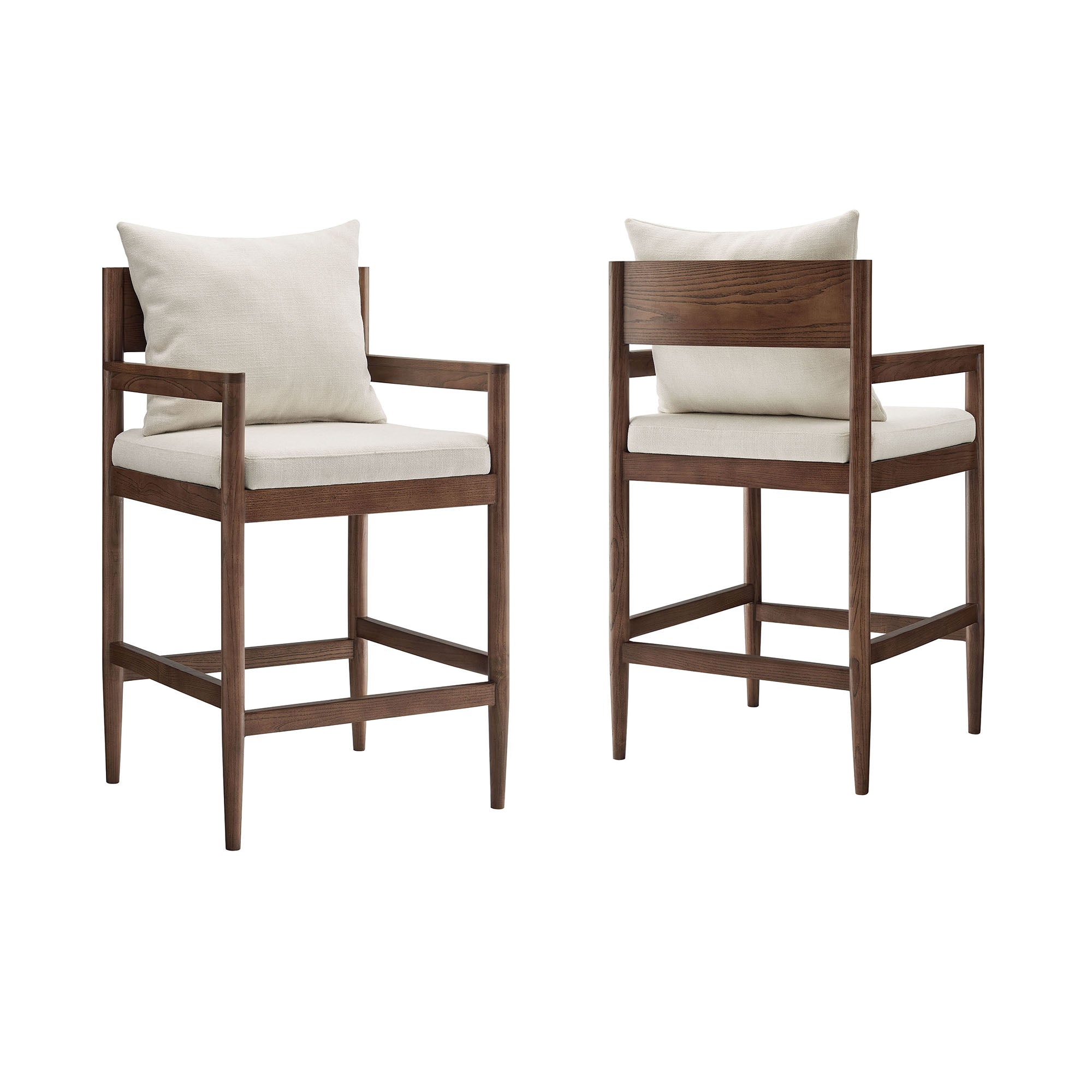 Modway Remington Wood Counter Stool Set of 2 EEI-7833