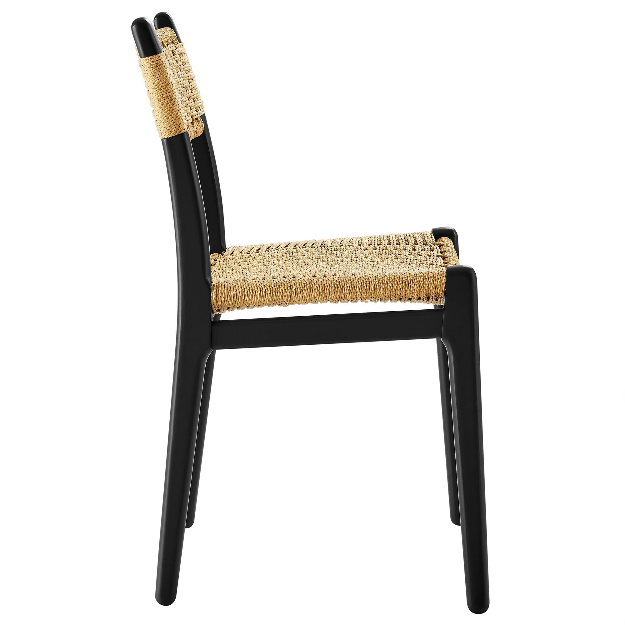 Modway Wynn Rope and Wood Dining Side Chair EEI-7836