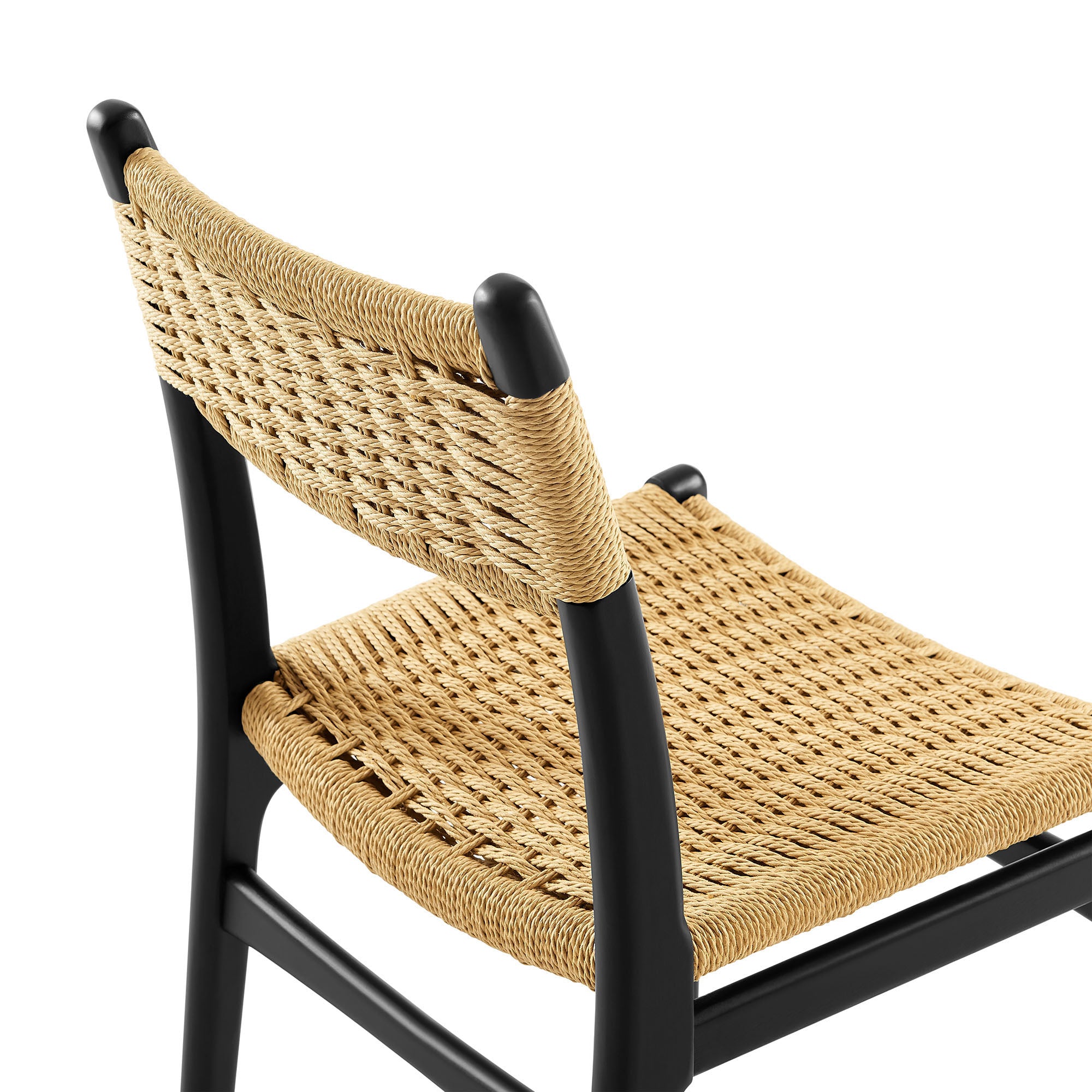 Modway Wynn Rope and Wood Dining Side Chair EEI-7836