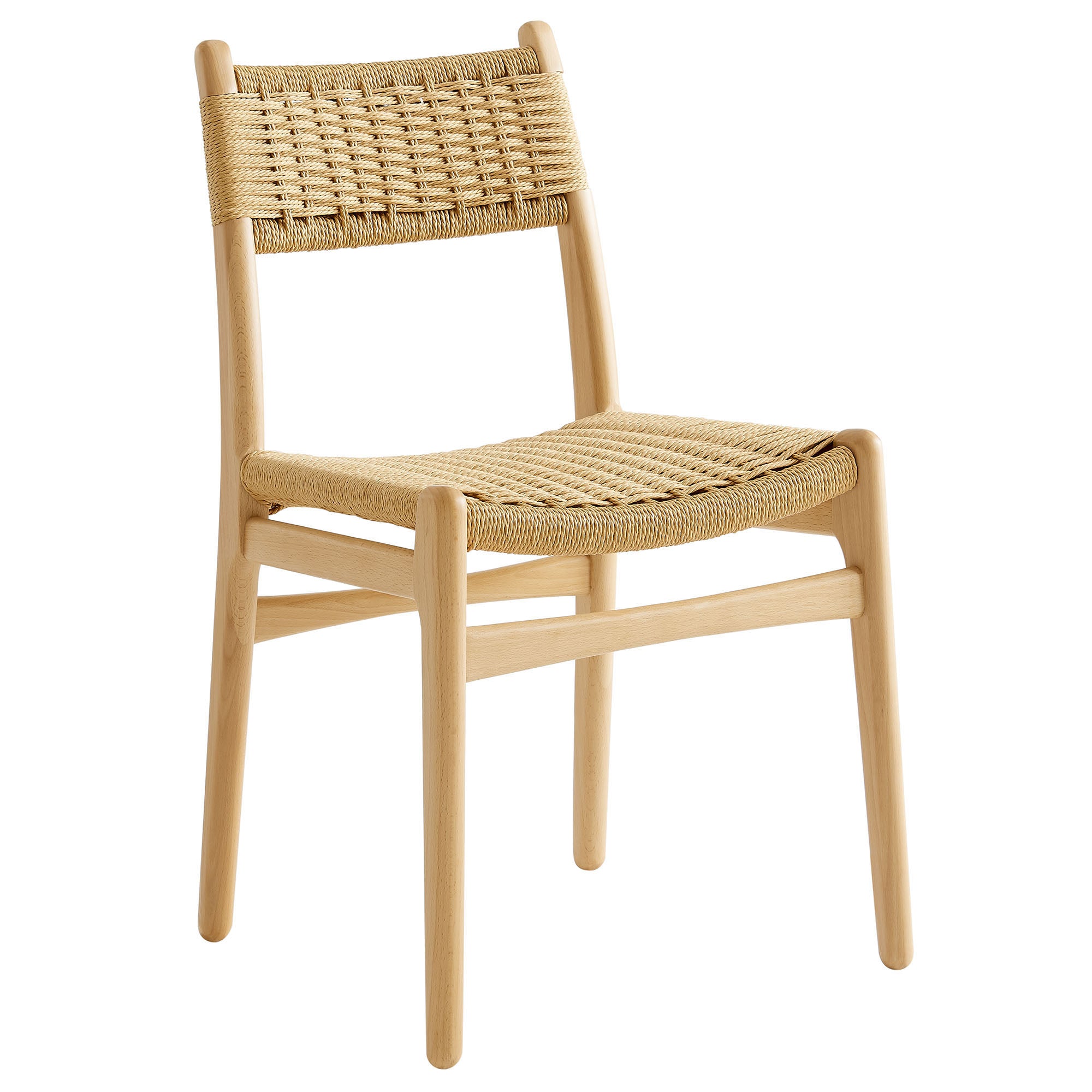 Modway Wynn Rope and Wood Dining Side Chair EEI-7836