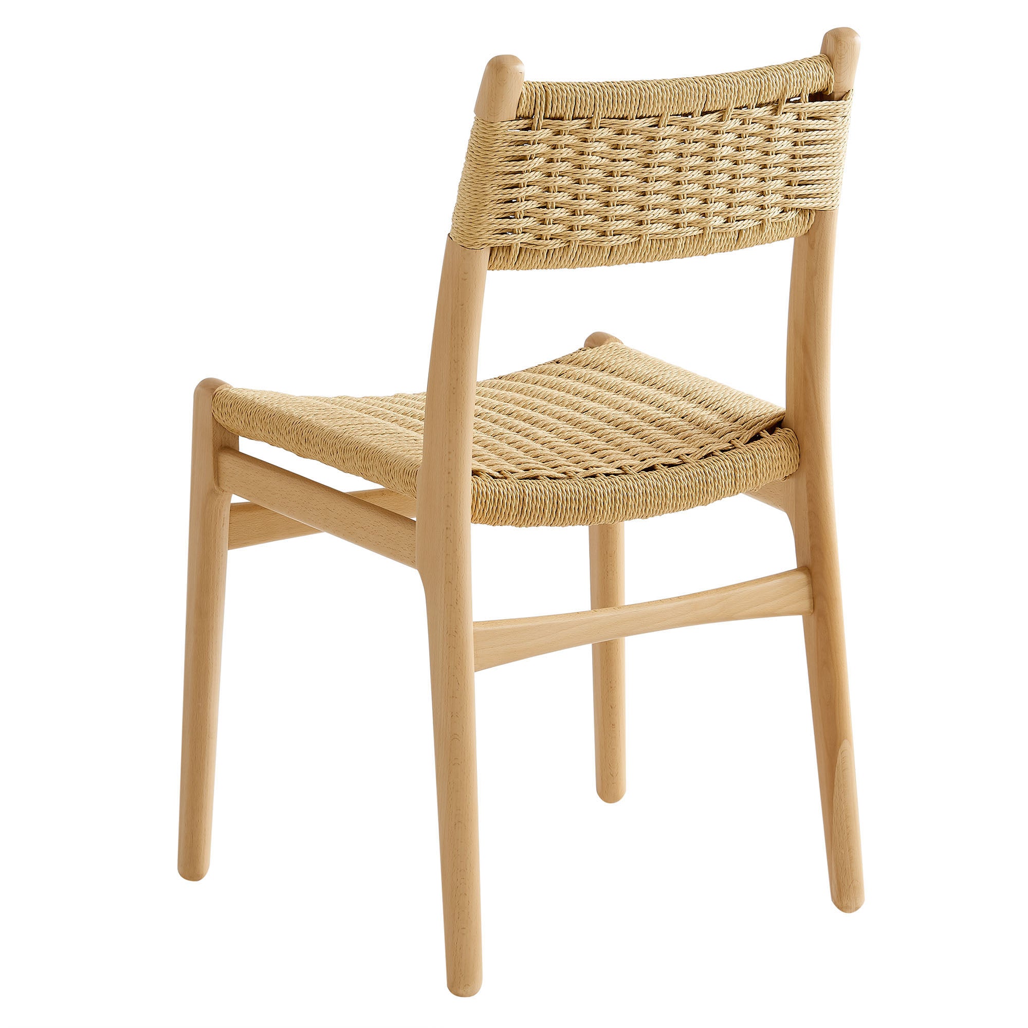 Modway Wynn Rope and Wood Dining Side Chair EEI-7836