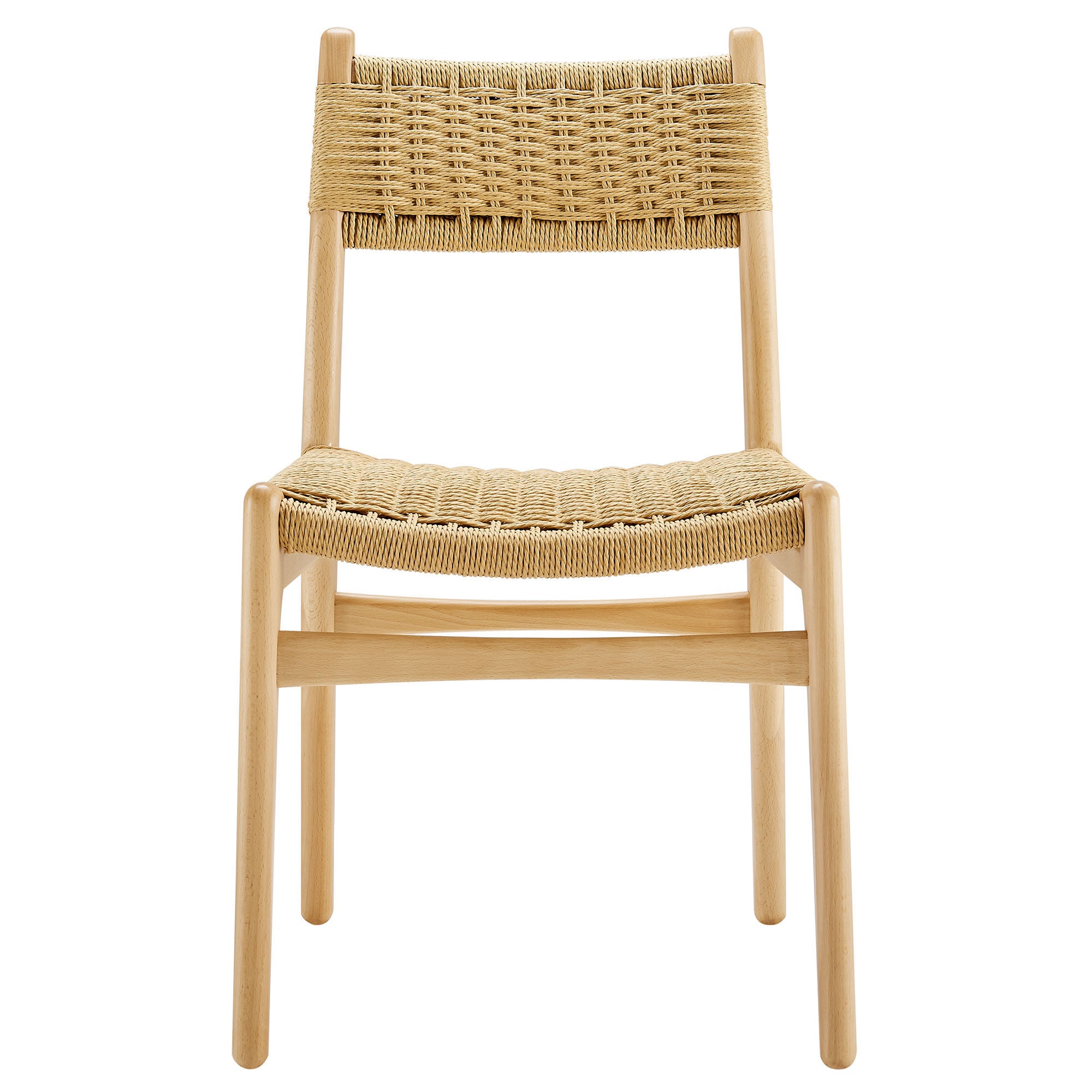 Modway Wynn Rope and Wood Dining Side Chair EEI-7836