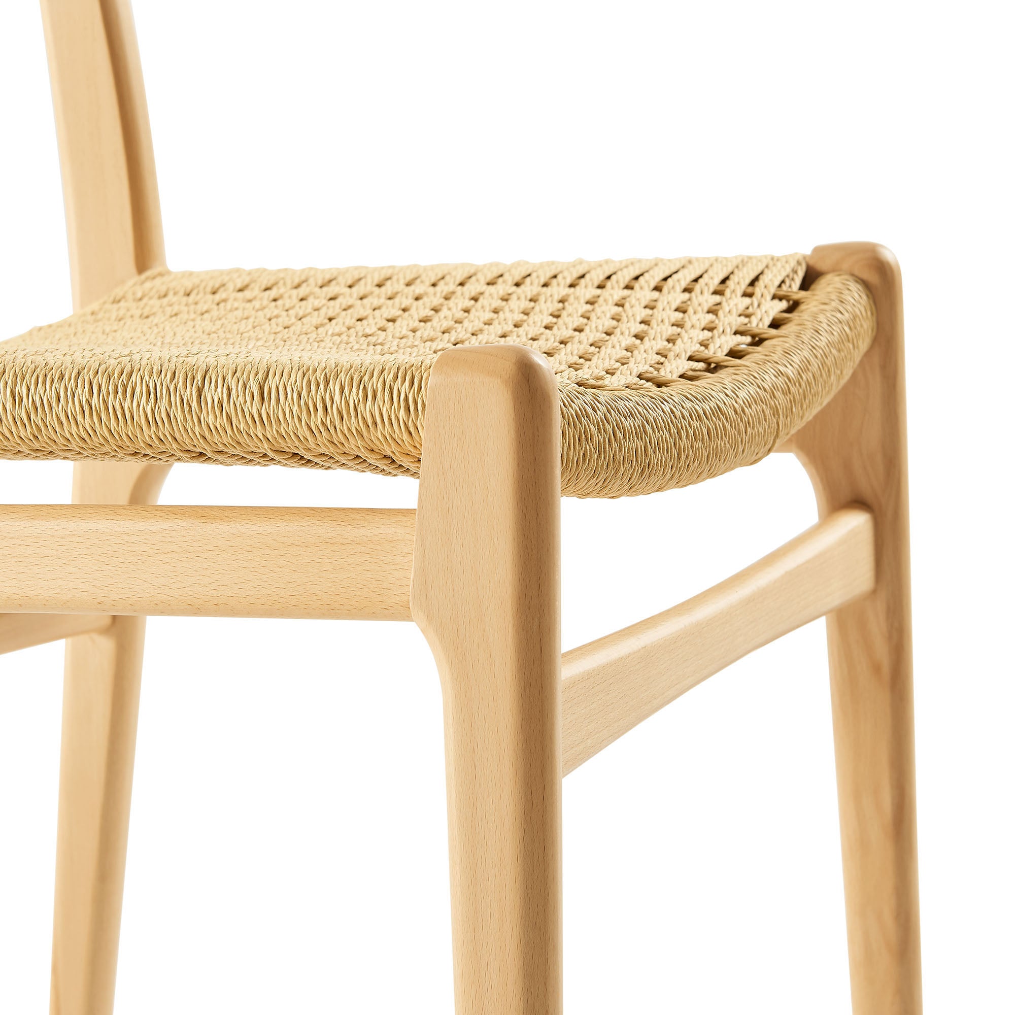 Modway Wynn Rope and Wood Dining Side Chair EEI-7836