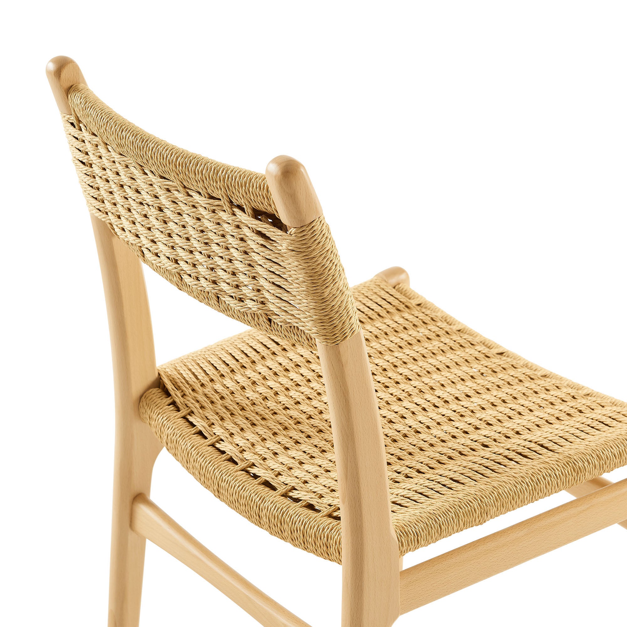 Modway Wynn Rope and Wood Dining Side Chair EEI-7836