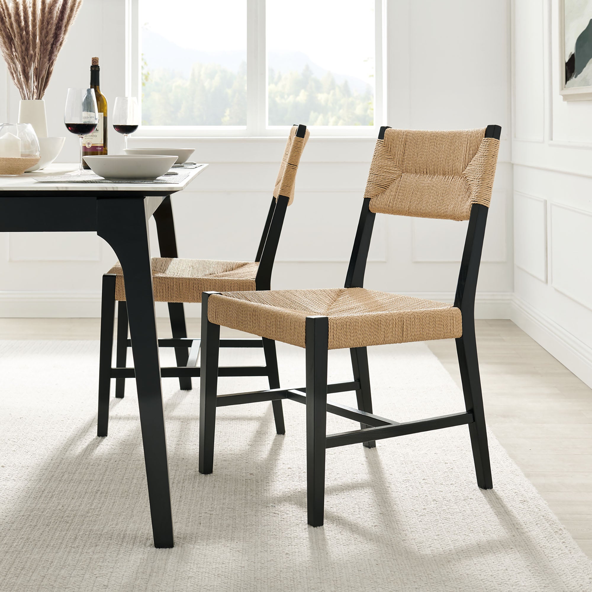 Modway Bodie Wood Dining Chair Set of 2 EEI-7899