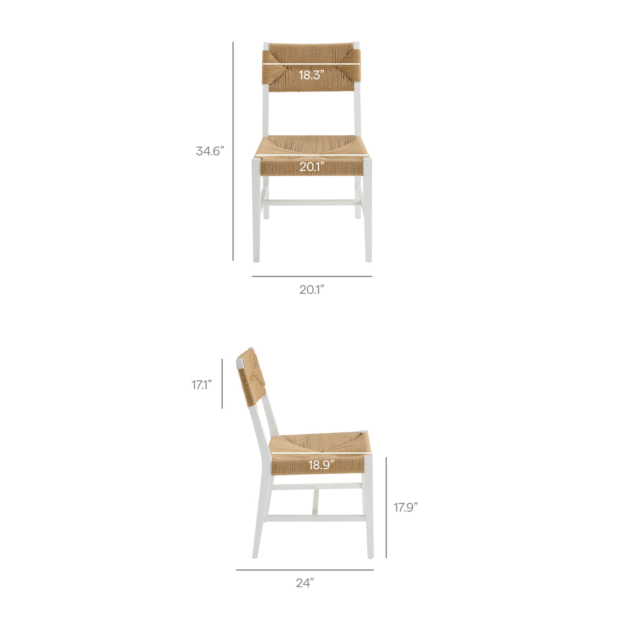 Modway Bodie Wood Dining Chair Set of 2 EEI-7899