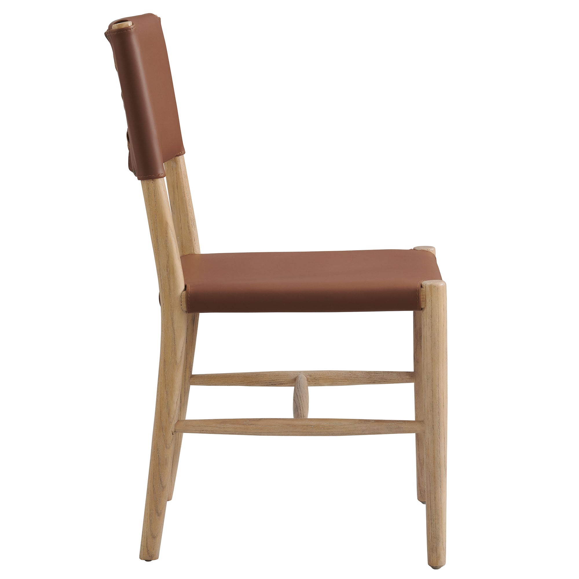 Modway Dover Wood Vegan Leather Dining Side Chair EEI-7900