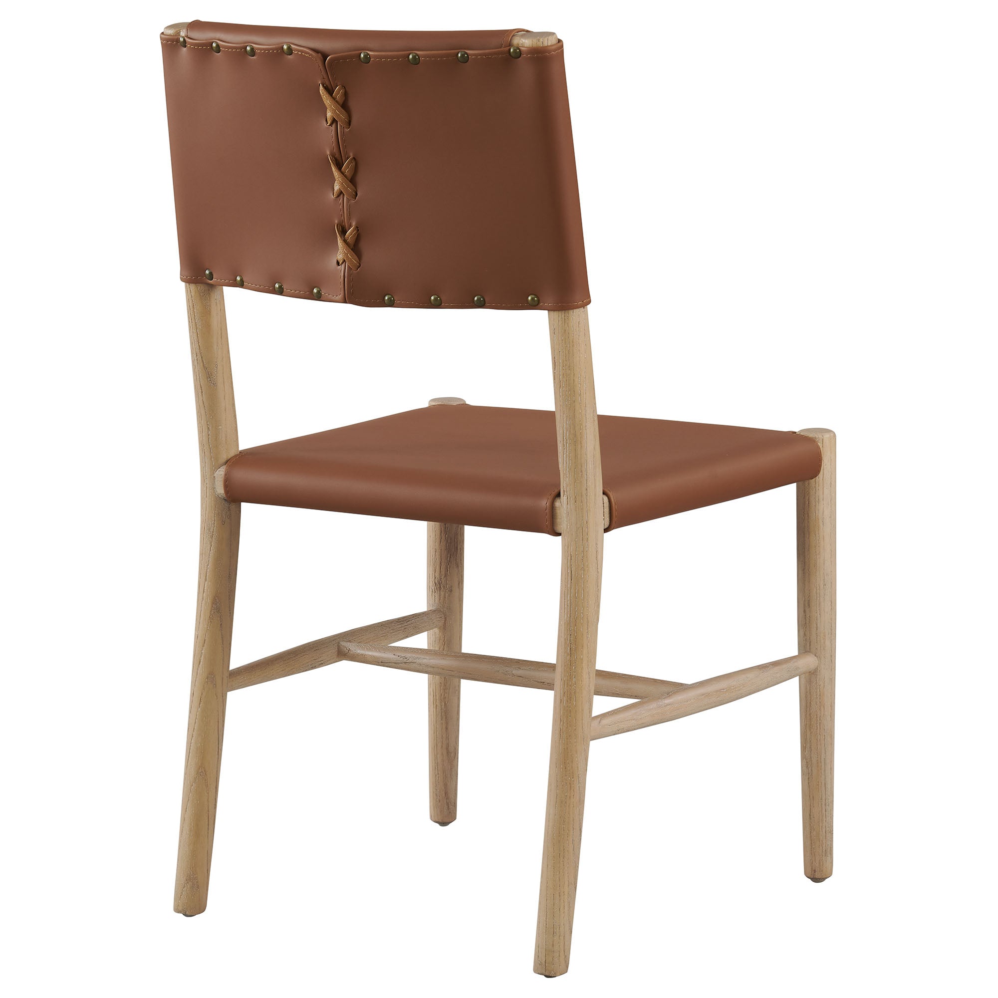 Modway Dover Wood Vegan Leather Dining Side Chair EEI-7900