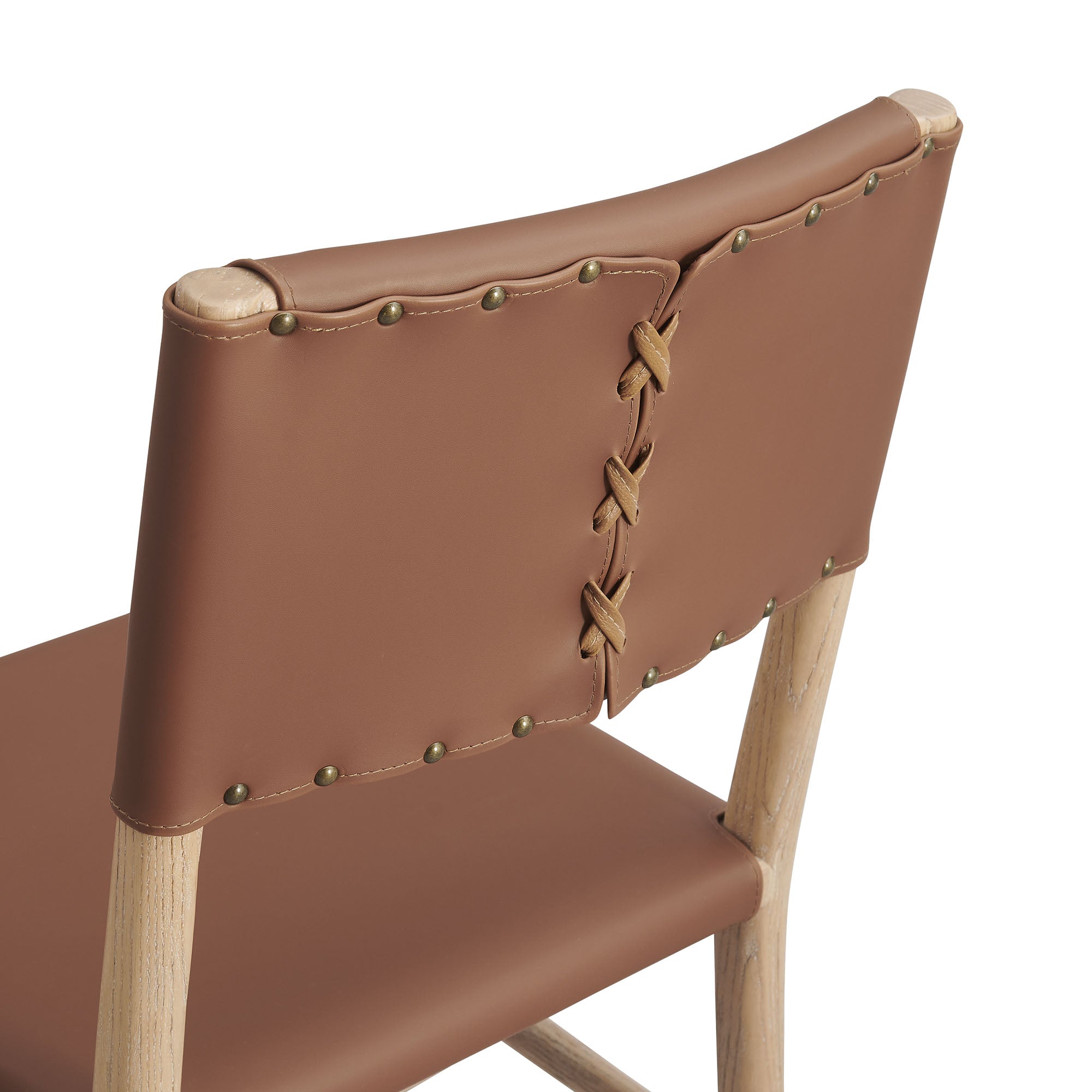 Modway Dover Wood Vegan Leather Dining Side Chair EEI-7900