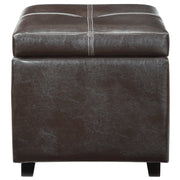 Modway Treasure Upholstered Vinyl Ottoman