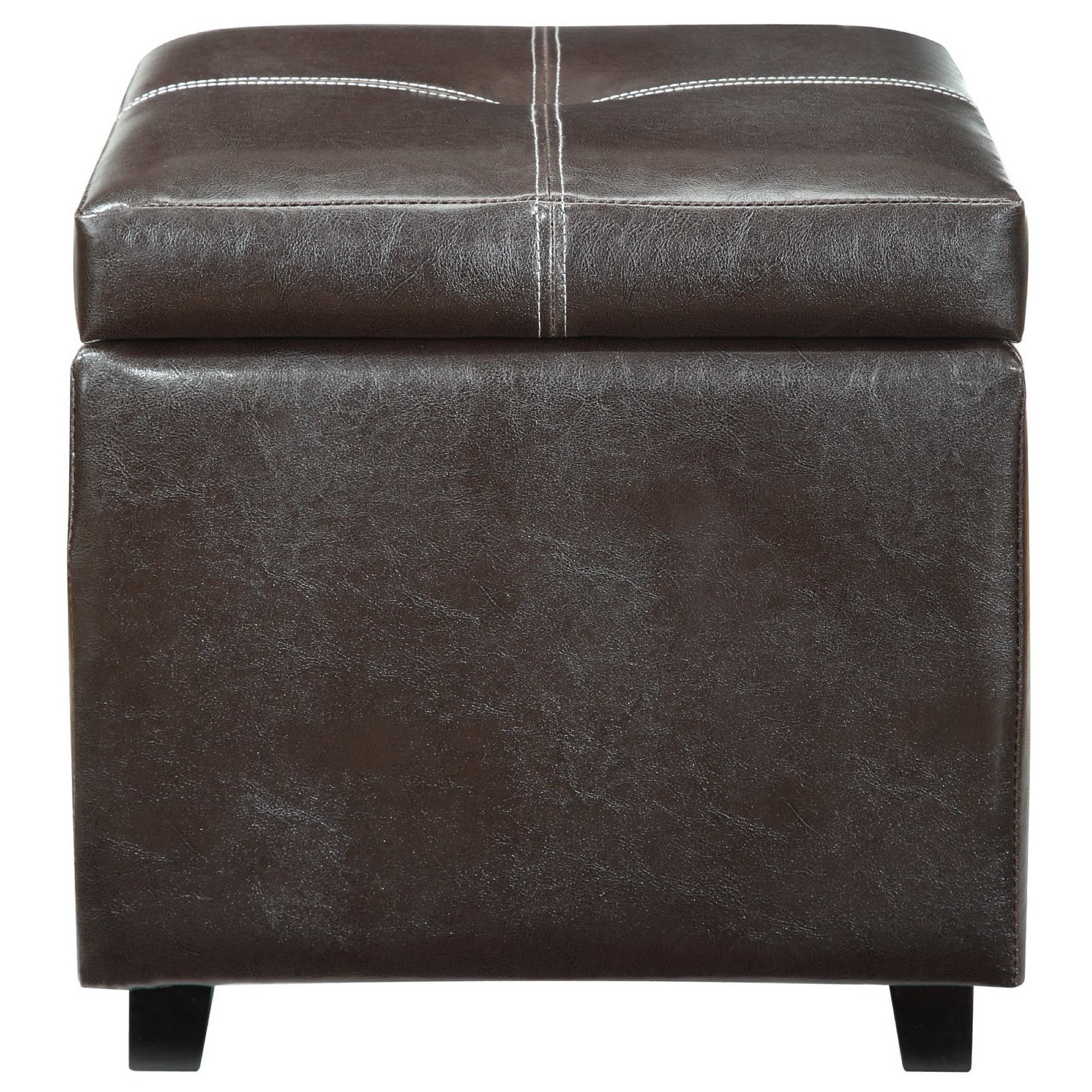 Modway Treasure Upholstered Vinyl Ottoman