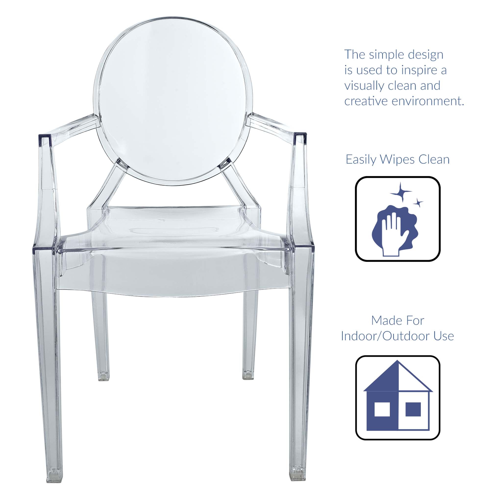 Modway Casper Dining Armchairs Set of 2