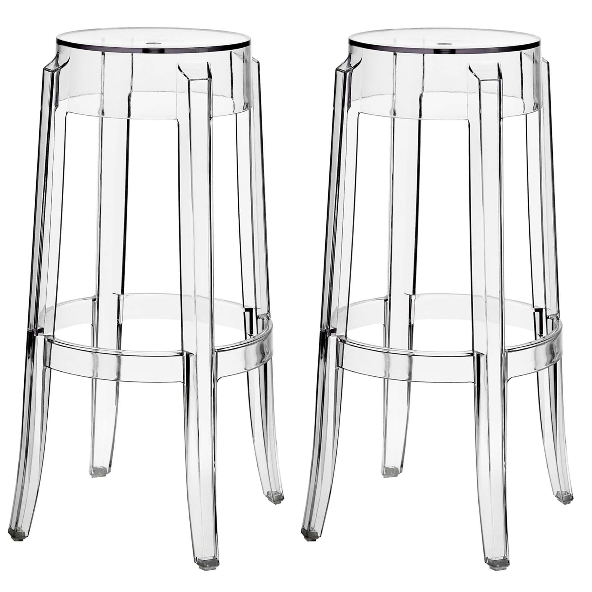 Modway Casper Bar Stool Backless Set of 2