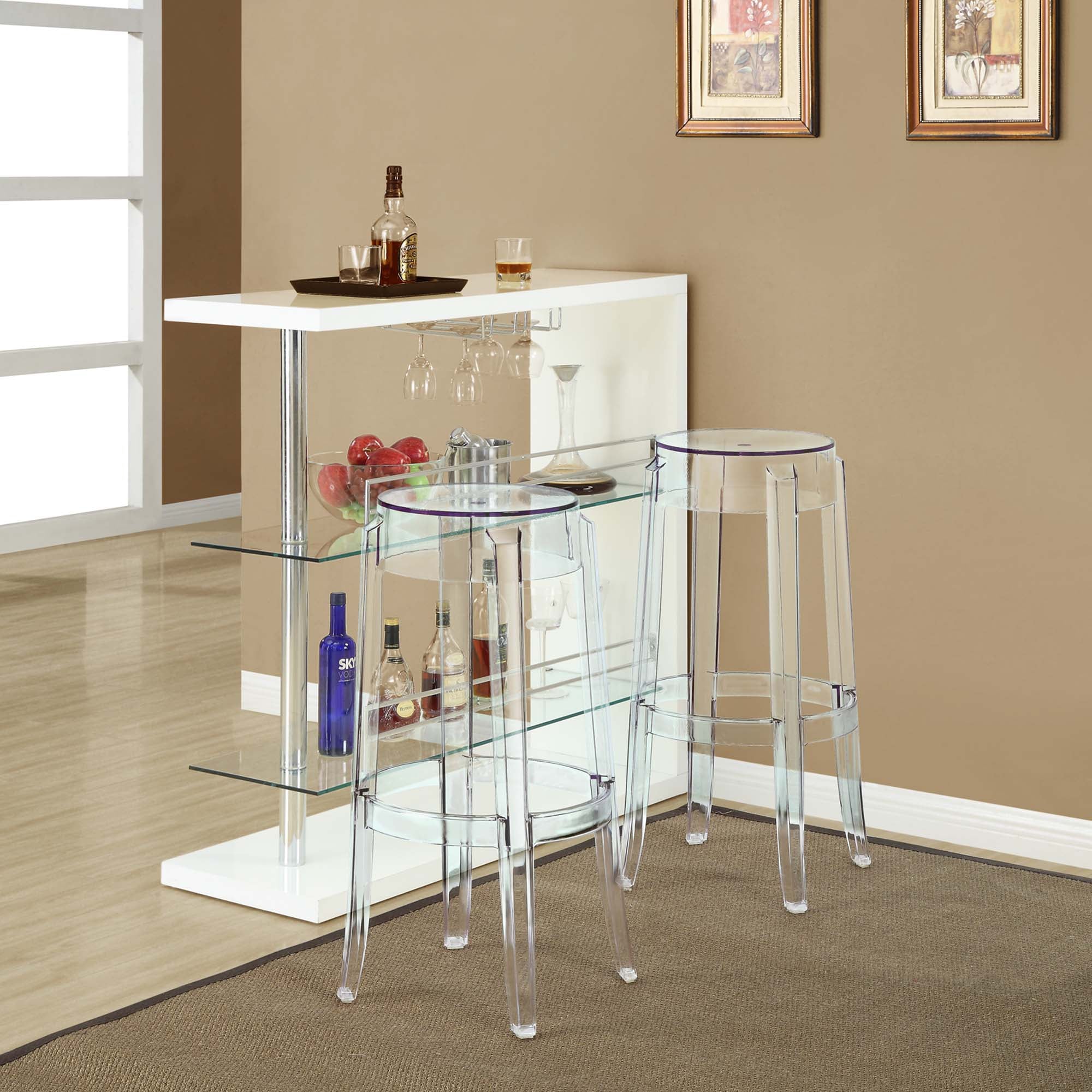 Modway Casper Bar Stool Backless Set of 2