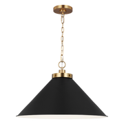Wellfleet Wide Cone Pendant