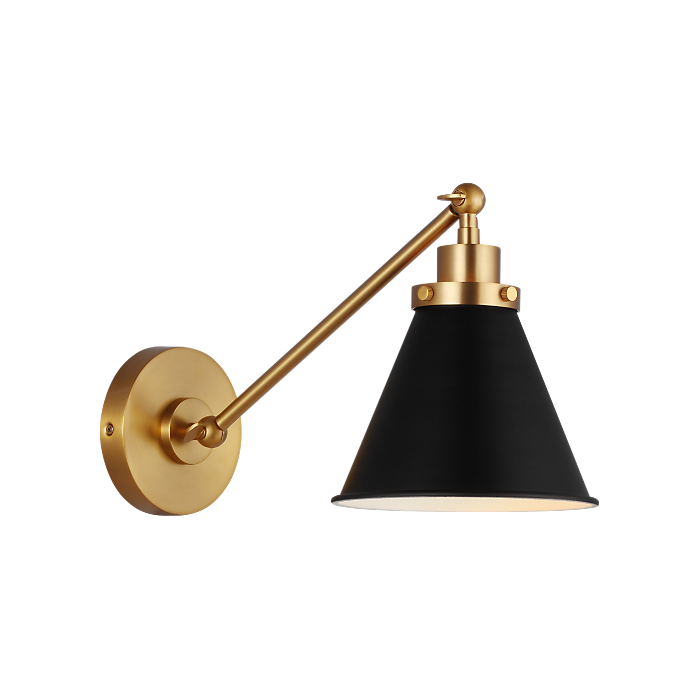 Visual Comfort Wellfleet One-Arm Cone Sconce