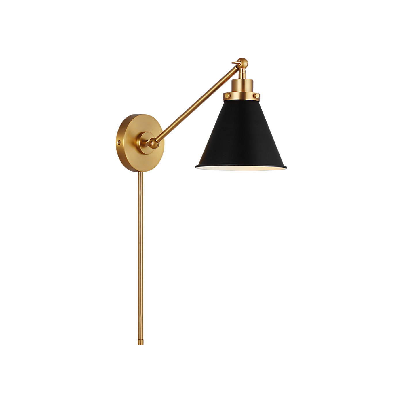 Visual Comfort Wellfleet One-Arm Cone Sconce