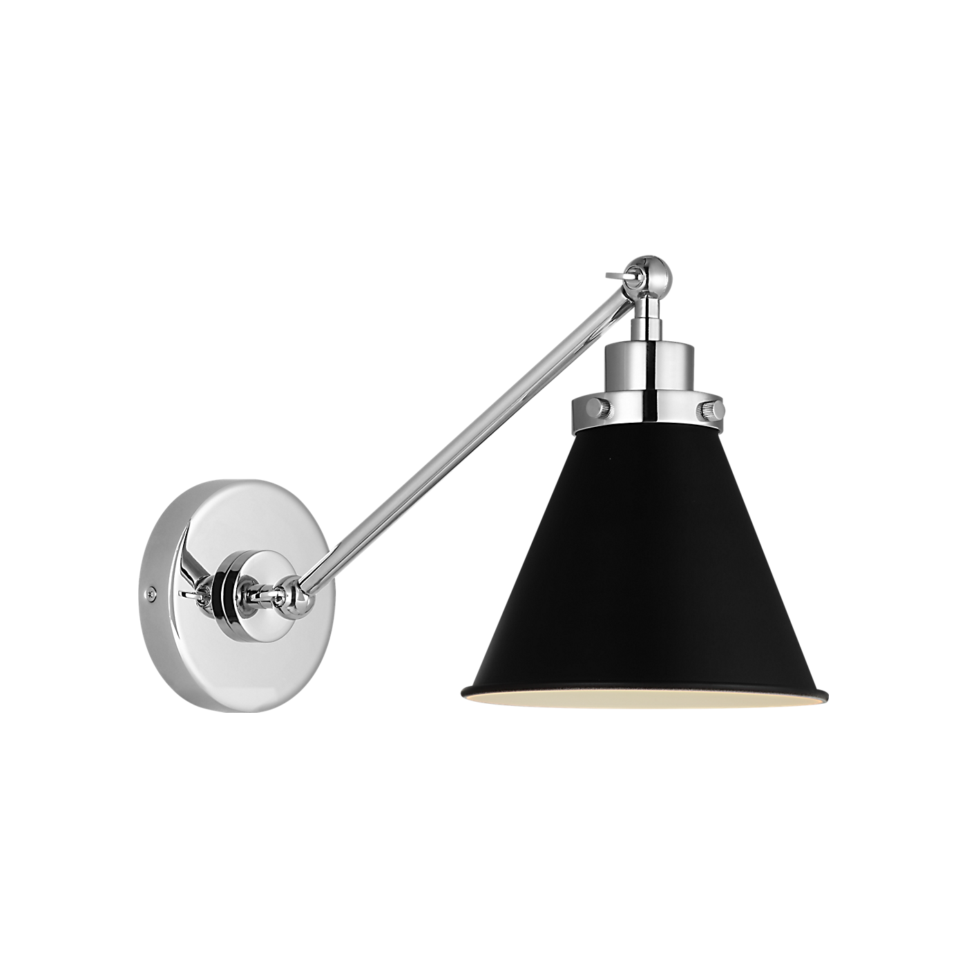 Visual Comfort Wellfleet One-Arm Cone Sconce