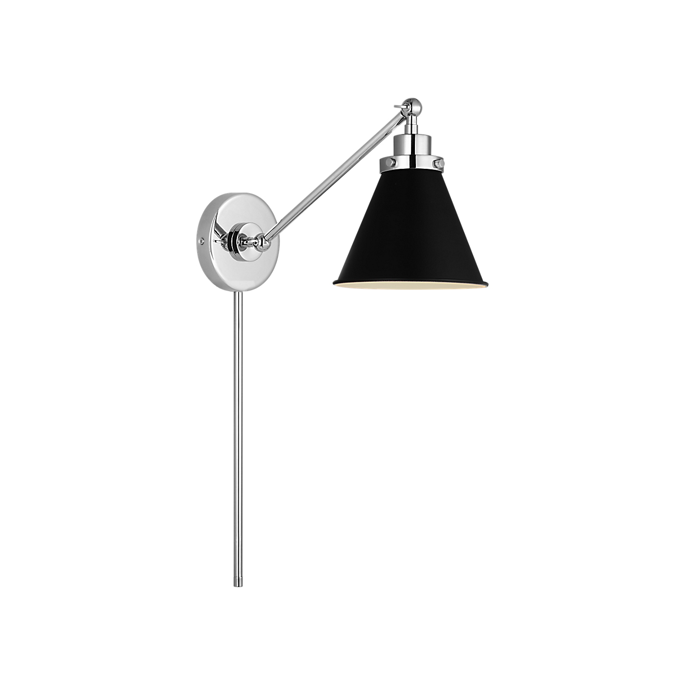 Visual Comfort Wellfleet One-Arm Cone Sconce