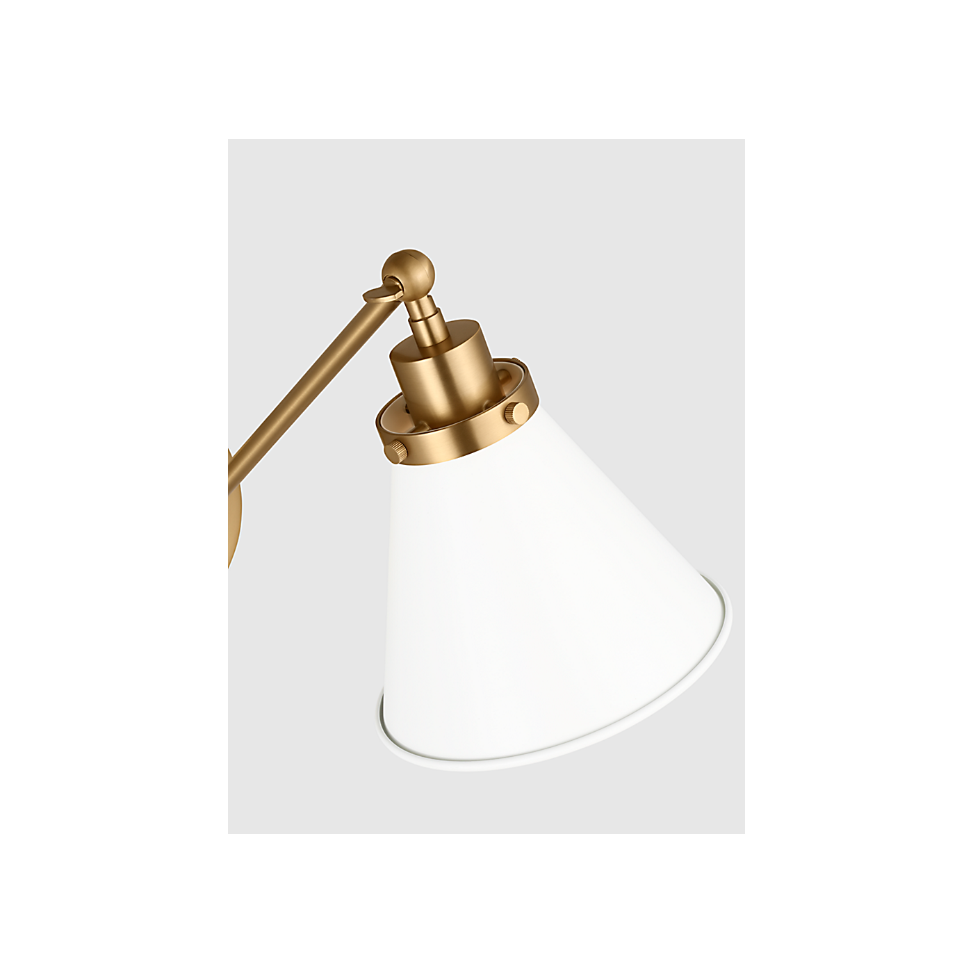Visual Comfort Wellfleet One-Arm Cone Sconce