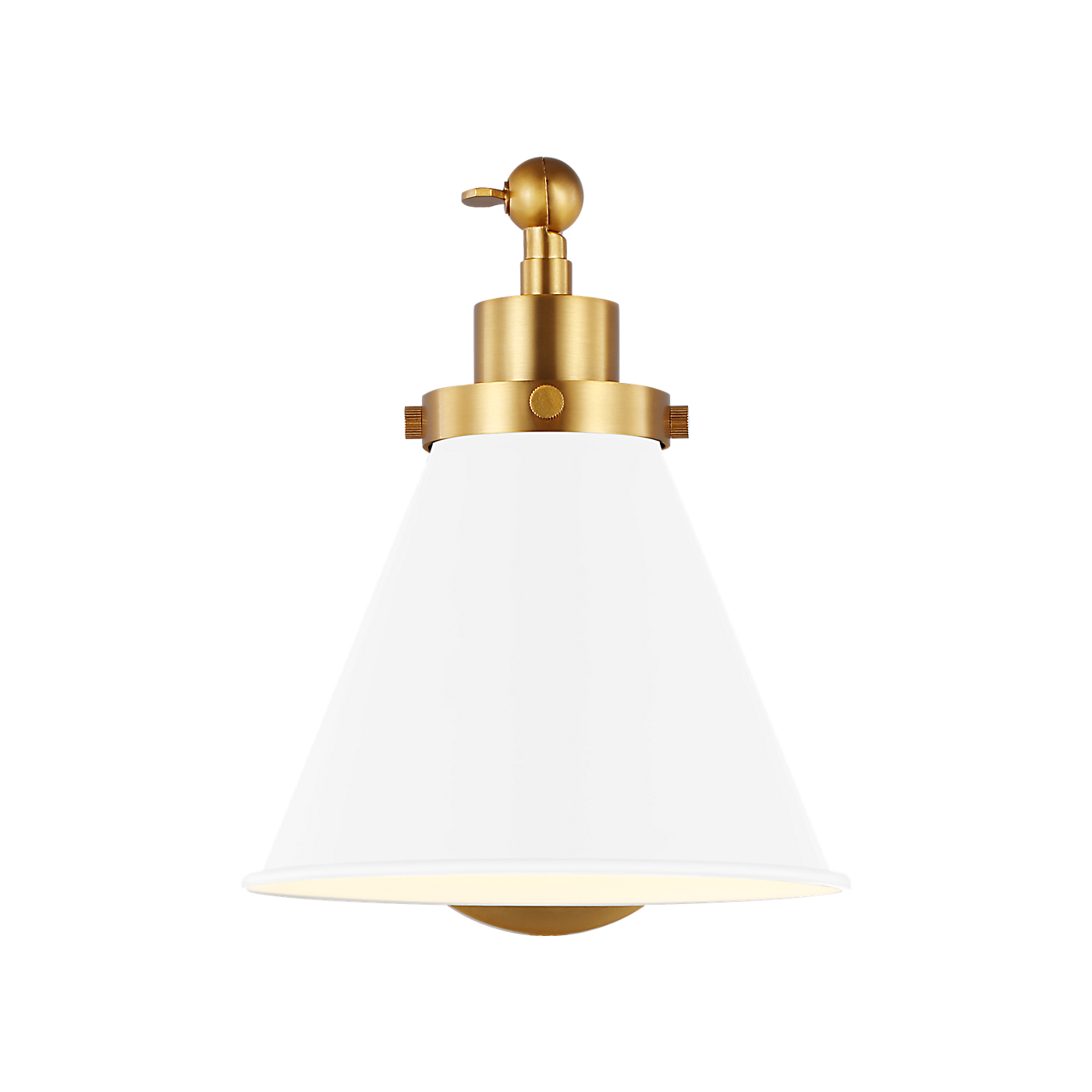 Visual Comfort Wellfleet One-Arm Cone Sconce