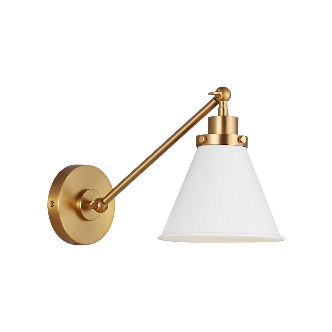 Visual Comfort Wellfleet One-Arm Cone Sconce