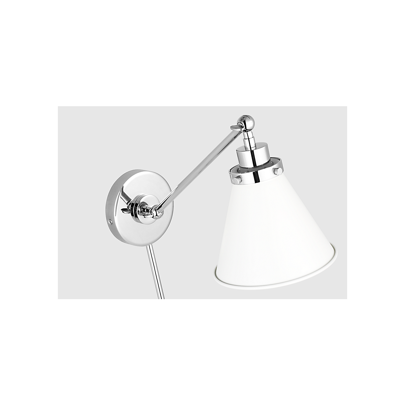 Visual Comfort Wellfleet One-Arm Cone Sconce