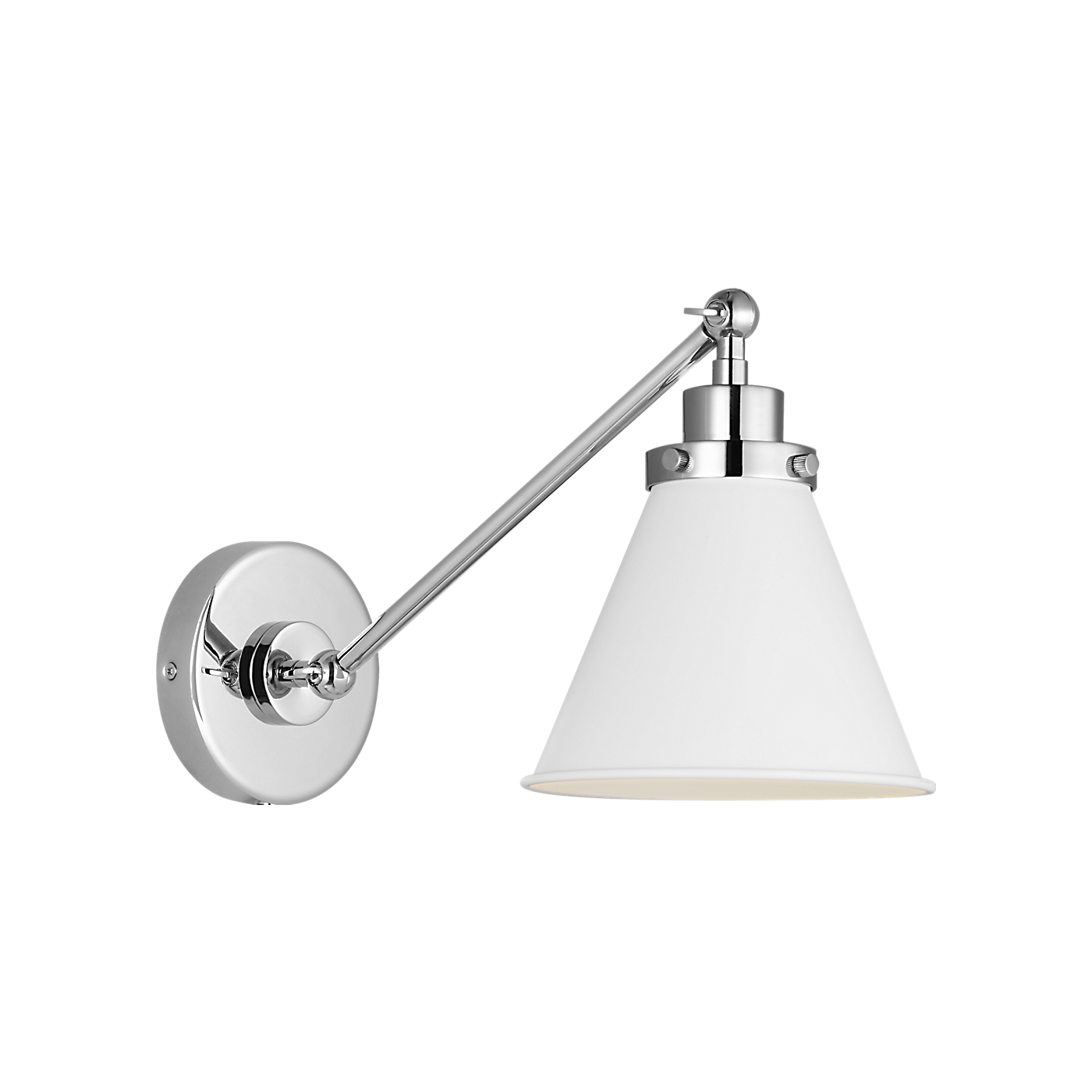 Visual Comfort Wellfleet One-Arm Cone Sconce