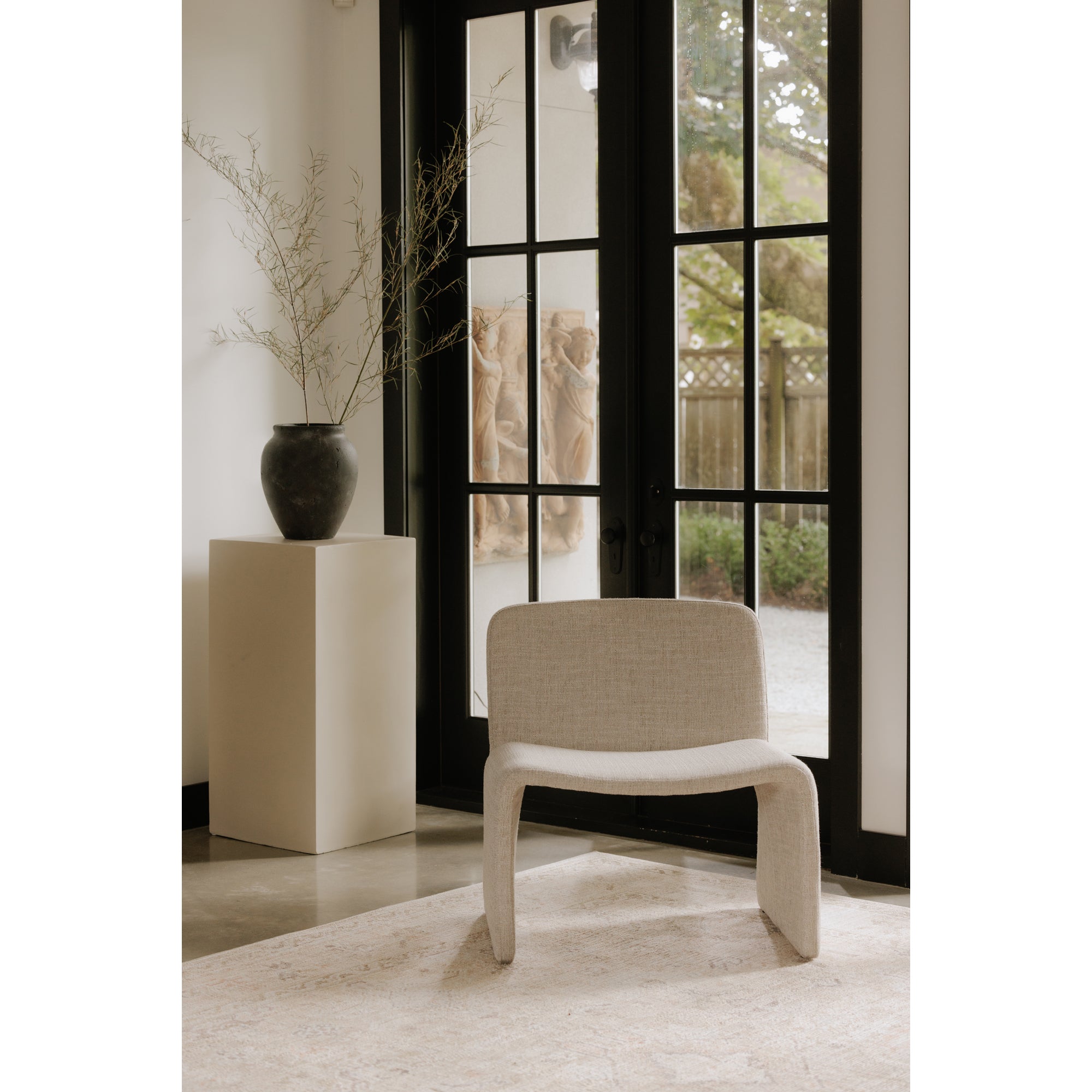 Moes Ella Accent Chair Heather Beige EH-1115-34