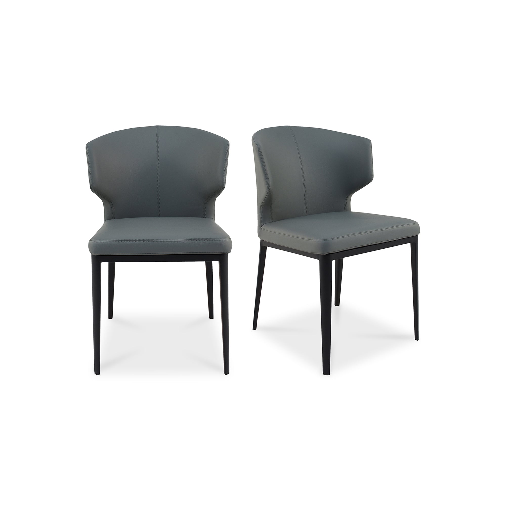 Moes Delaney Dining Chair Grey - Set Of Two EJ-1018-15