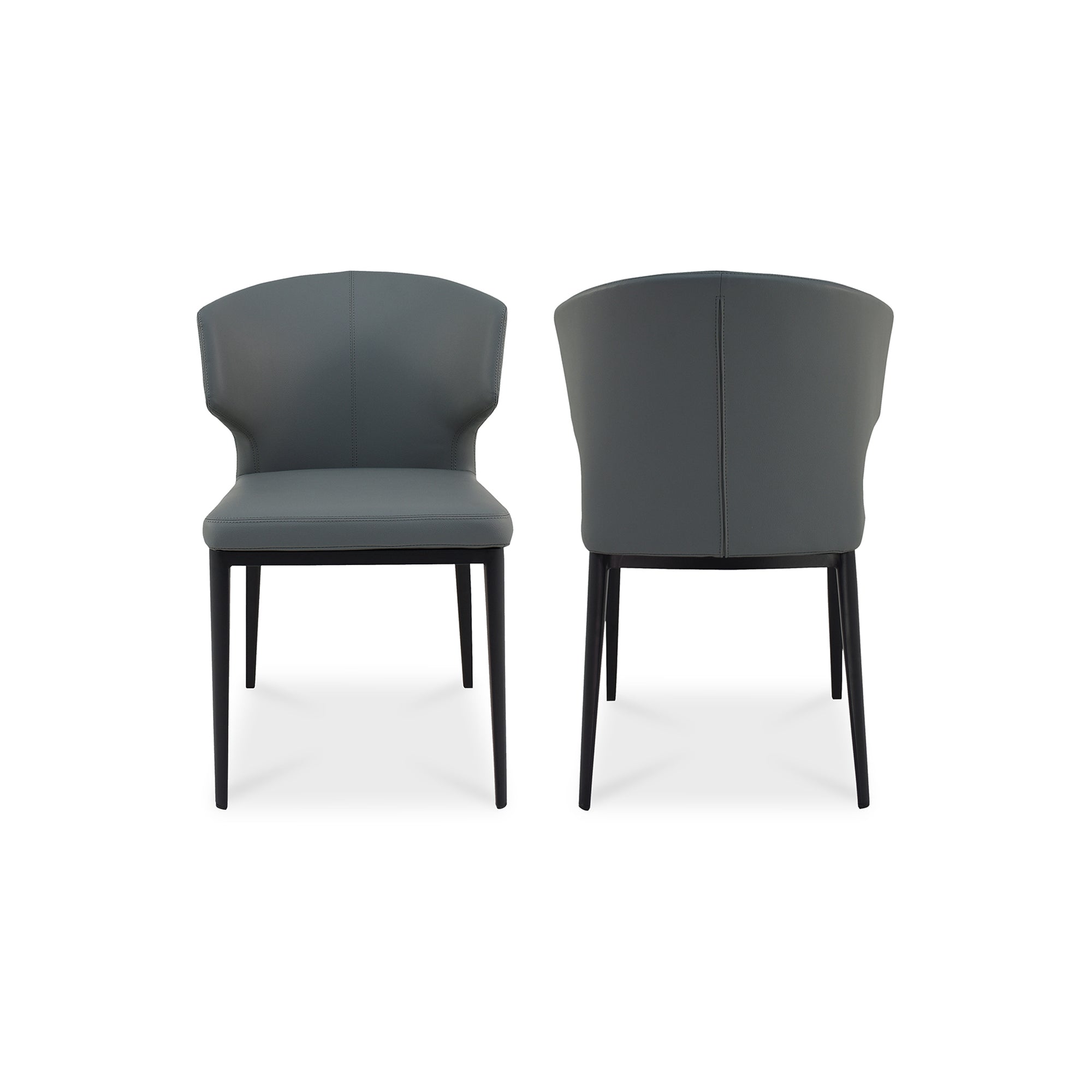 Moes Delaney Dining Chair Grey - Set Of Two EJ-1018-15