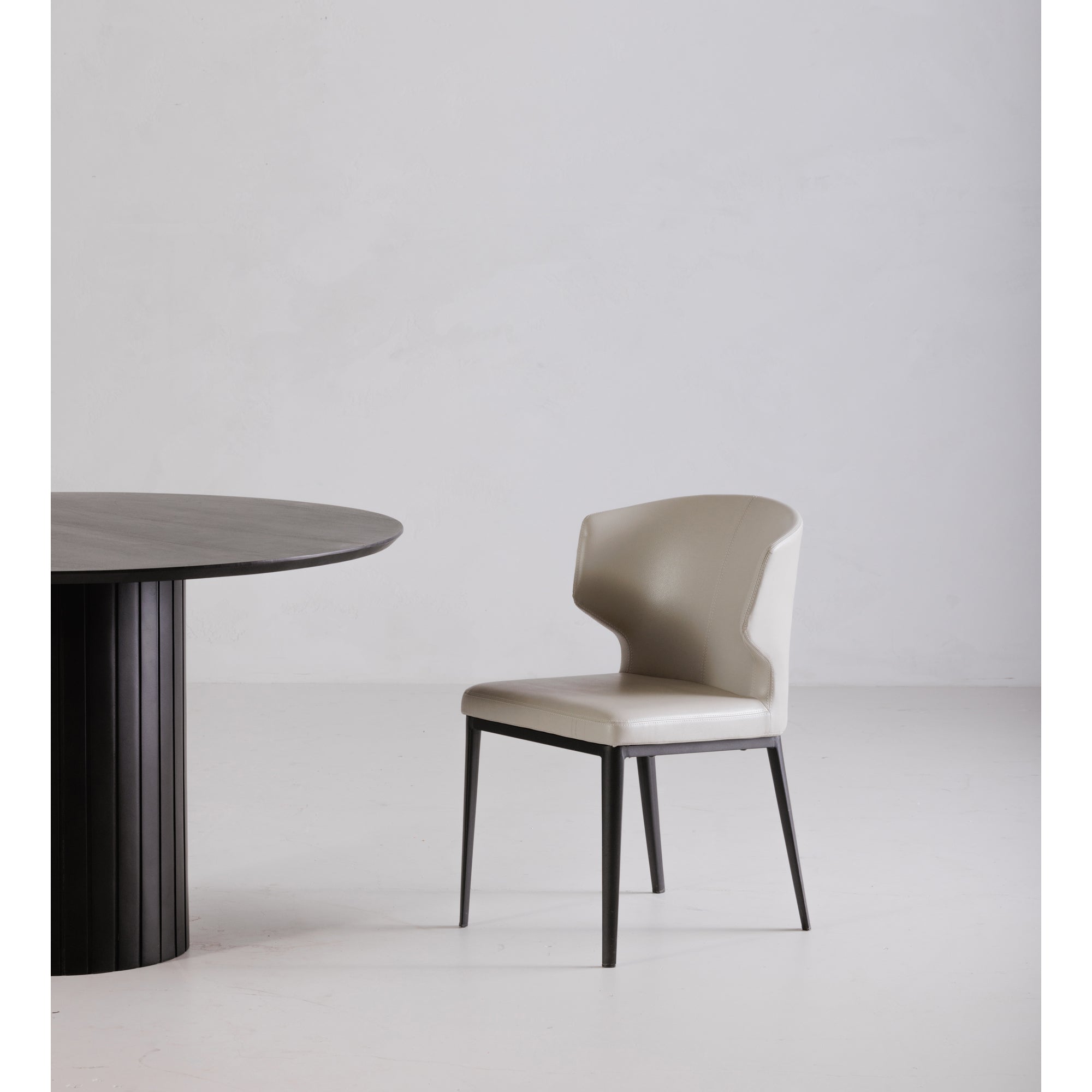 Moes Delaney Dining Chair Beige - Set Of Two EJ-1018-34