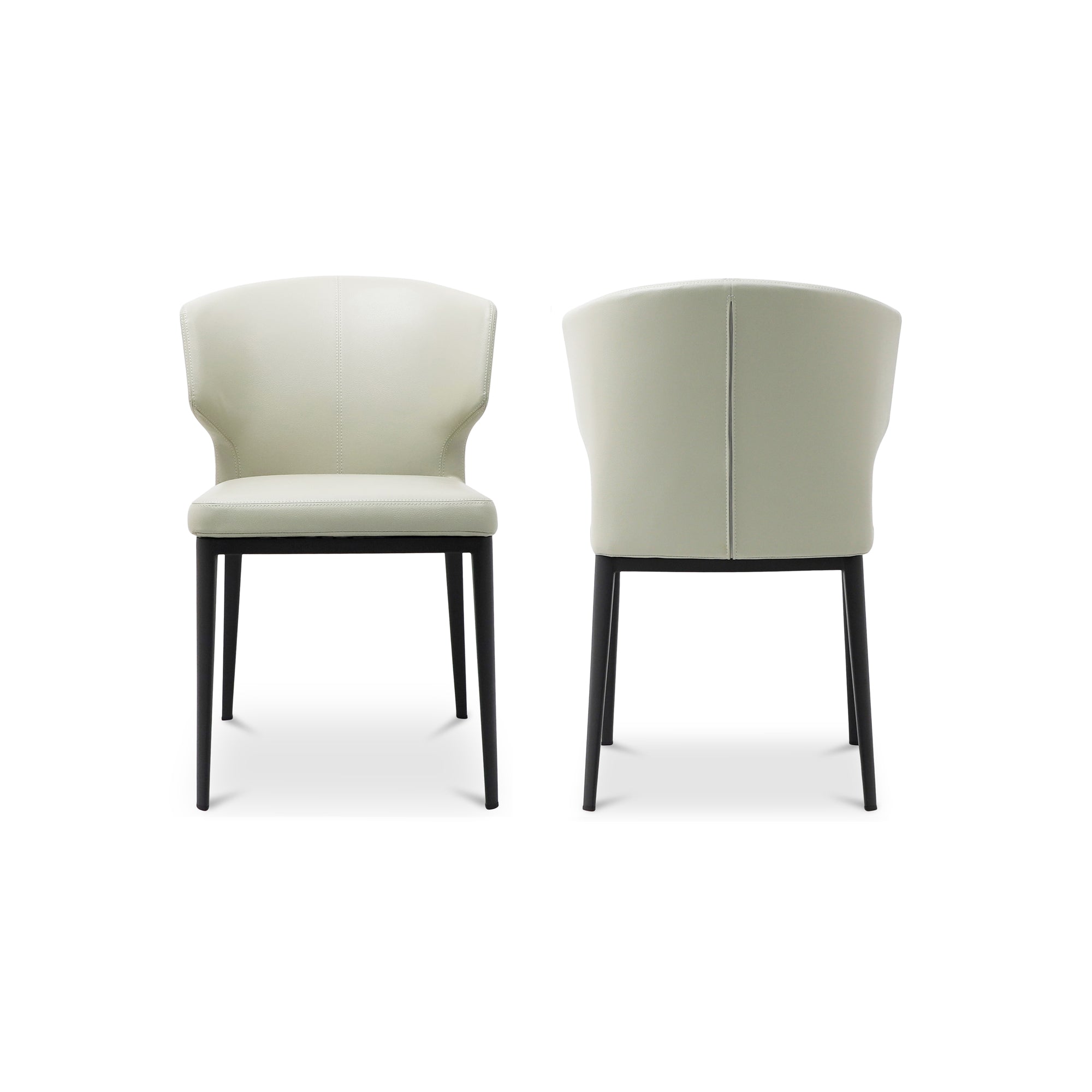 Moes Delaney Dining Chair Beige - Set Of Two EJ-1018-34