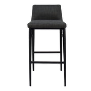 Moes Baron Bar Stool Charcoal Grey EJ-1032-07