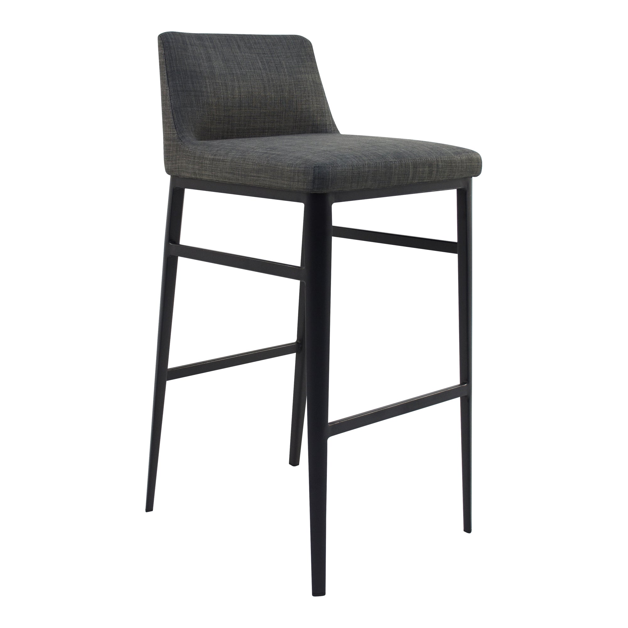 Moes Baron Bar Stool Charcoal Grey EJ-1032-07