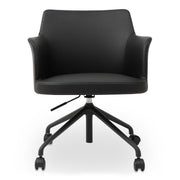 Moes Morris Office Chair PVC Black EJ-1047-02