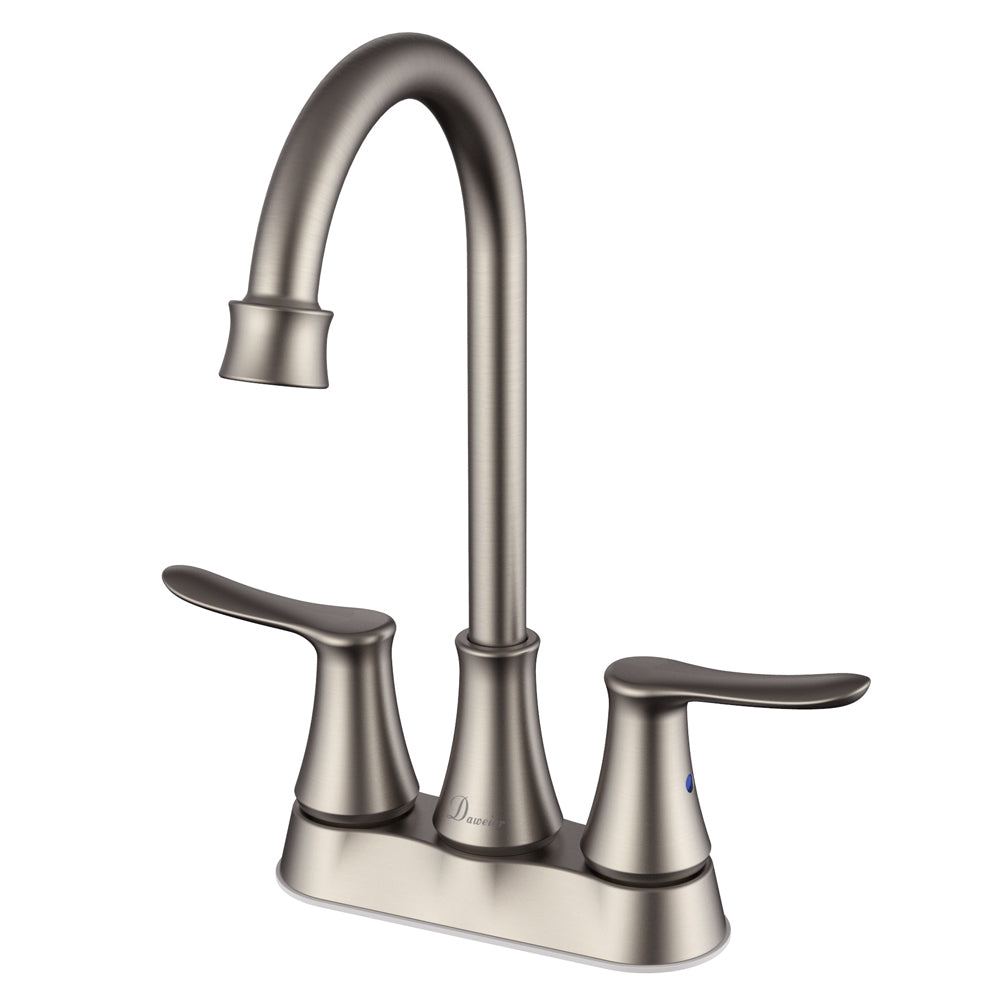 Daweier 4" Centerset Bar Faucet with Lever Handles EK4026216BN