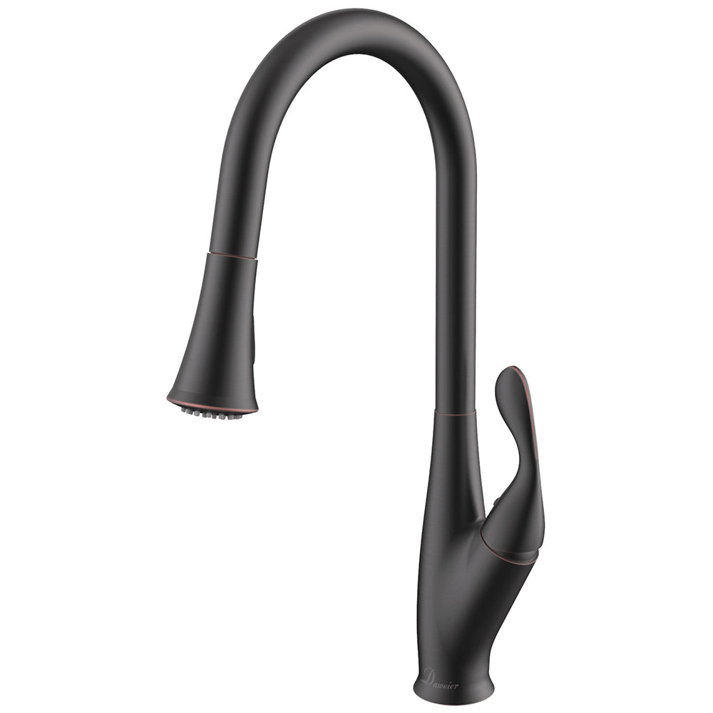 Daweier Single-Lever Pull Out Kitchen Faucet EK7065118ORB
