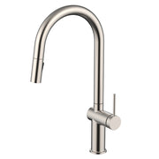 Daweier Single-Lever Pull Out Kitchen Faucet with Dual Function Spray Head EK7283132BN