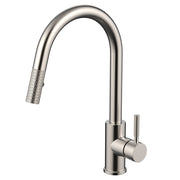 Daweier Single-Lever Pull Out Kitchen Faucet with Dual Function Spray Head EK7857298BN