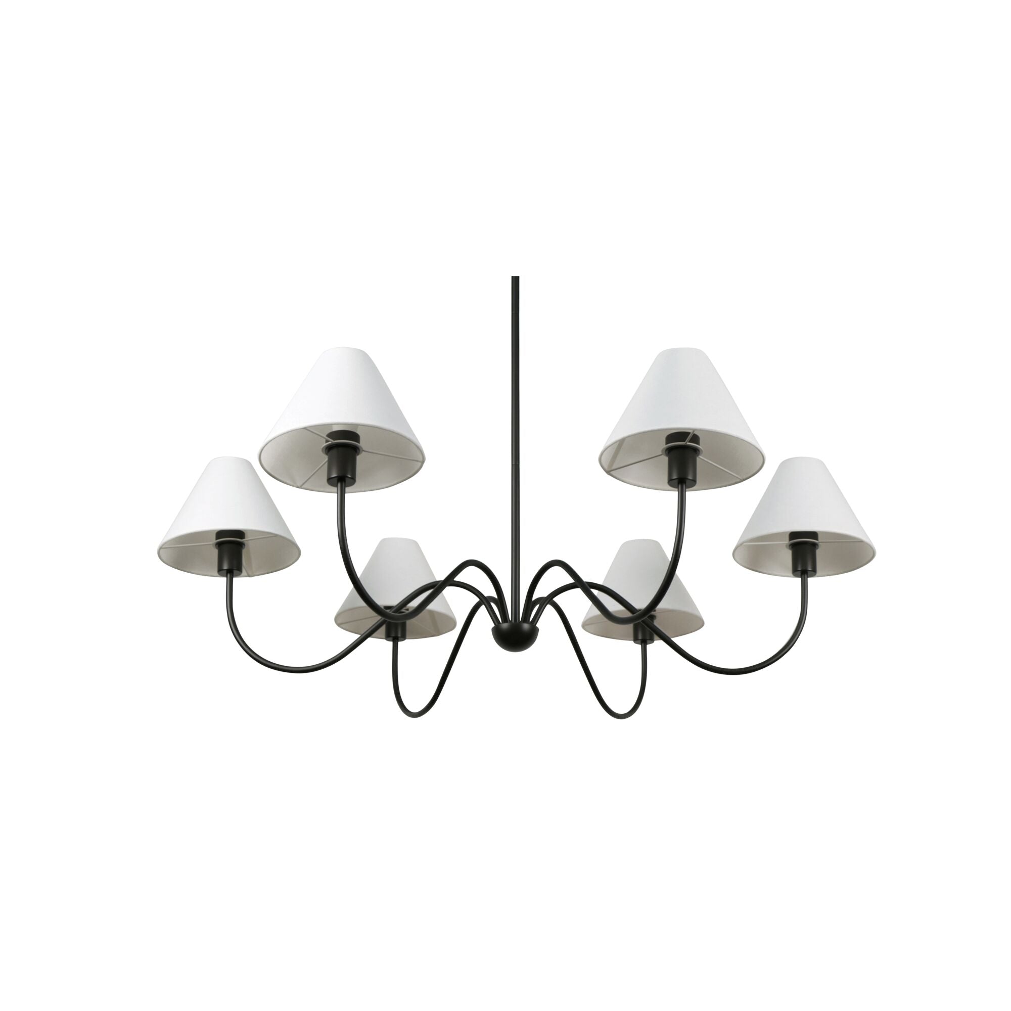 Moes Whitney Chandelier Blackened Bronze EL-1003-02