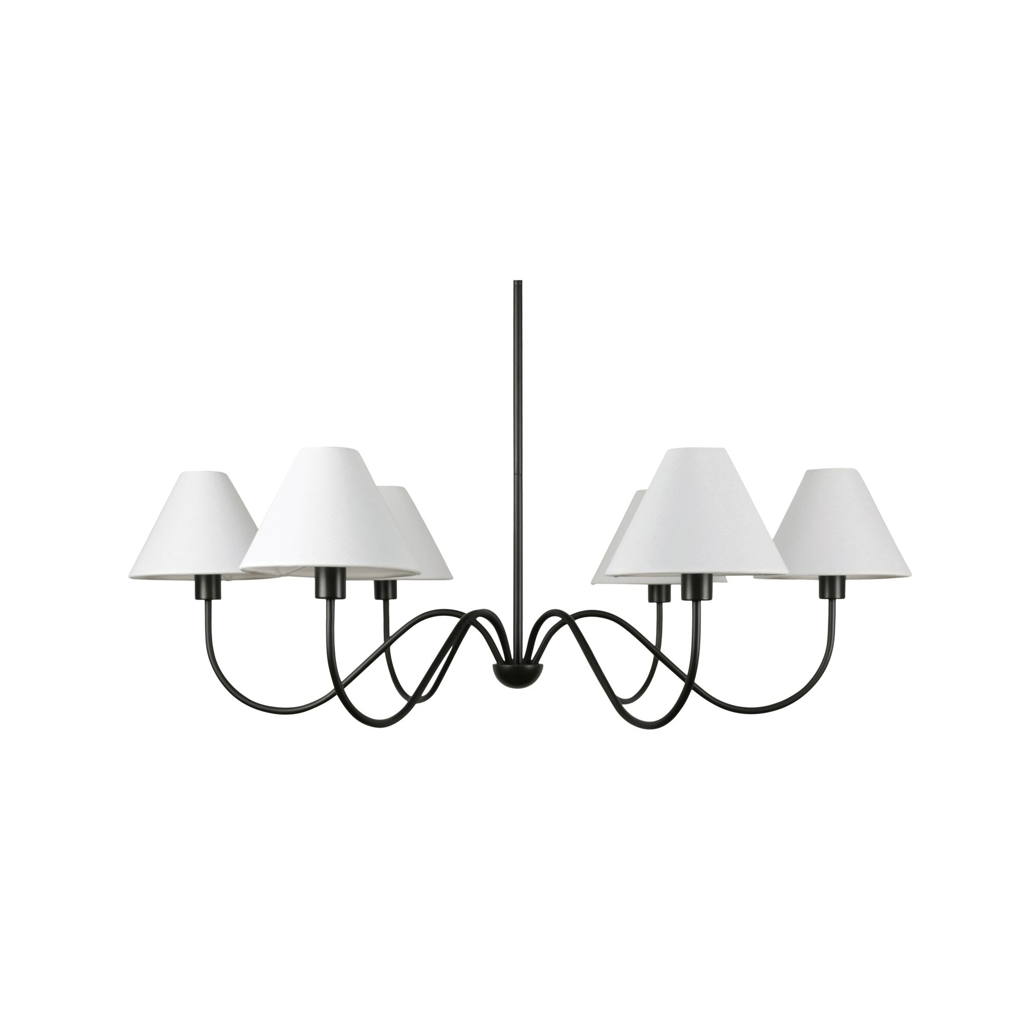 Moes Whitney Chandelier Blackened Bronze EL-1003-02