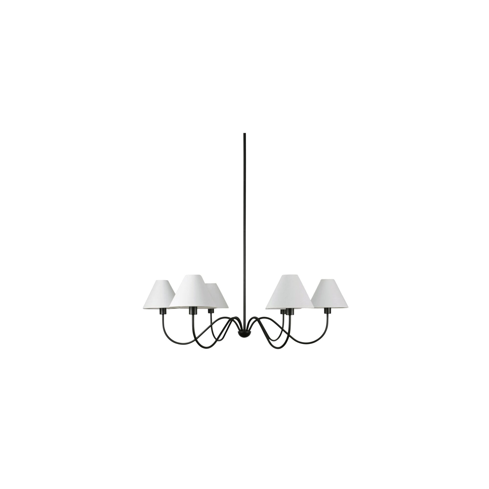 Moes Whitney Chandelier Blackened Bronze EL-1003-02