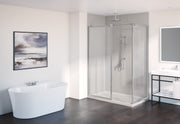 Elera Fixed shower panels, 2 sided Shower Door