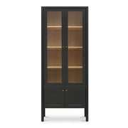 Moes Hannah Tall Cabinet Black EM-1007-02