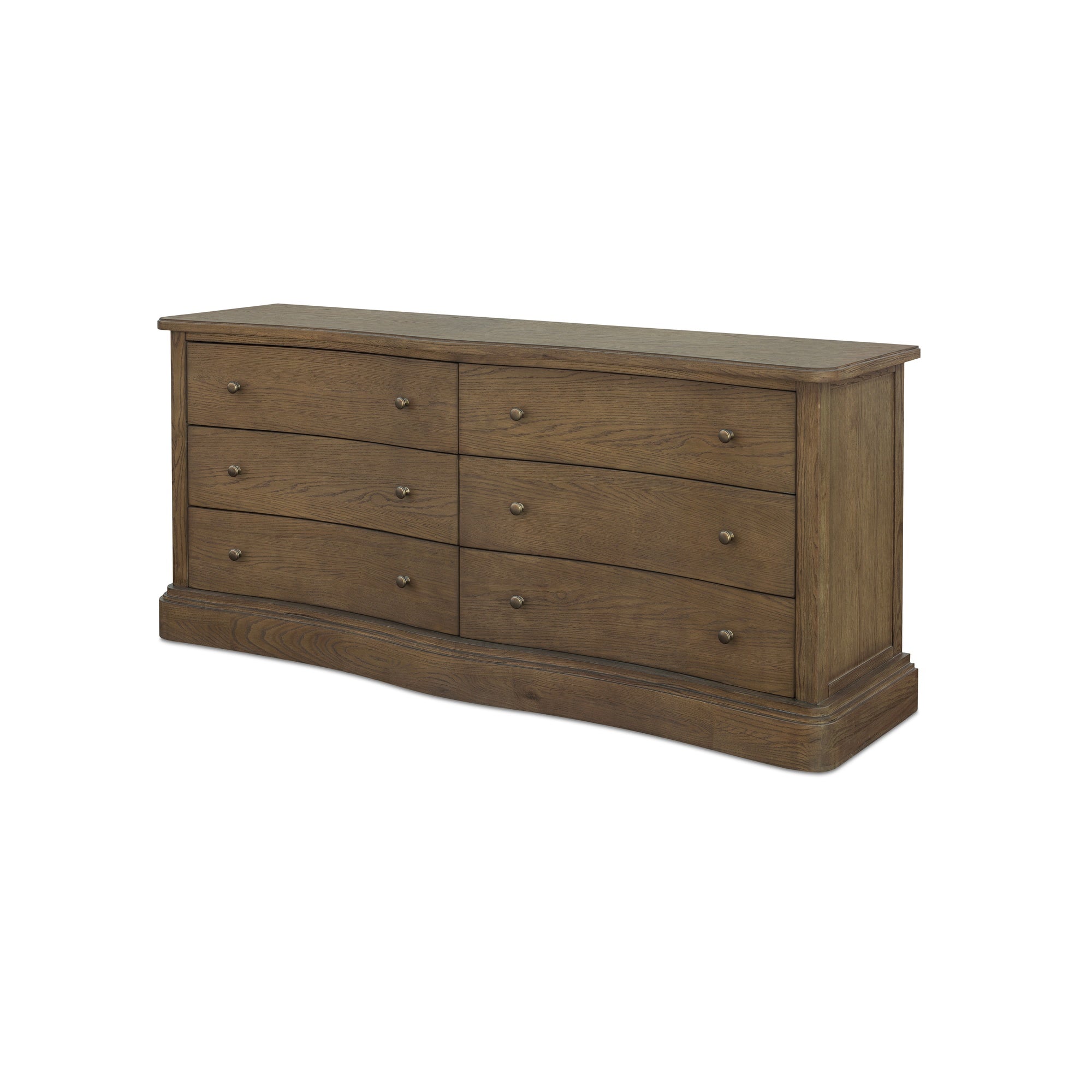 Moes Clarence 6 Drawer Dresser Warm Brown EM-1011-03