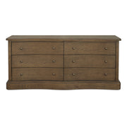Moes Clarence 6 Drawer Dresser Warm Brown EM-1011-03