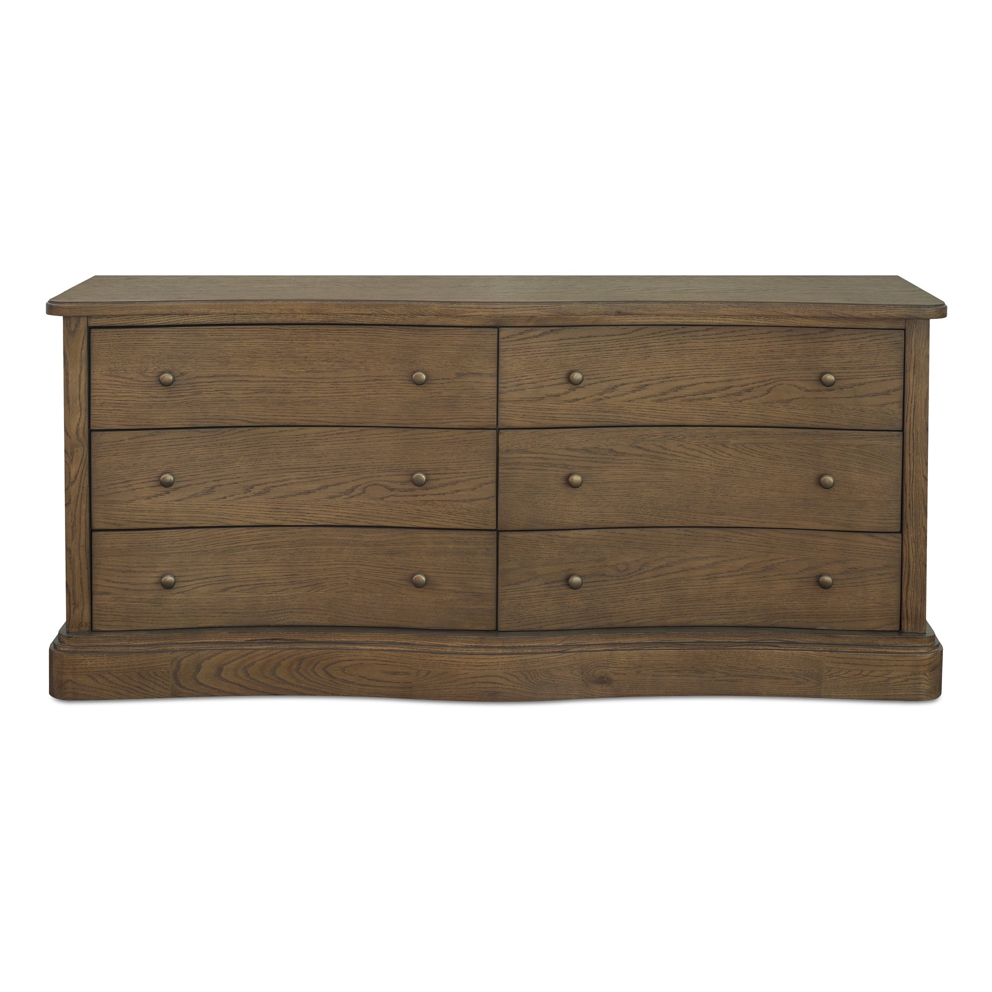 Moes Clarence 6 Drawer Dresser Warm Brown EM-1011-03